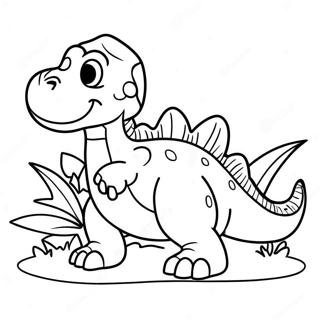 Spot Dinosaur Malarbild 109649-46382