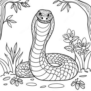 Ormen I Tradgarden Malarbild 109877 46560