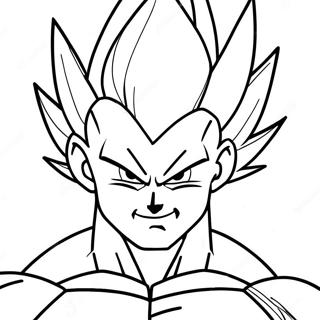 Super Saiyan Vegeta Malarbild 110007-46657