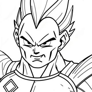 Vegeta I Stridsrustning Malarbild 110008-46664