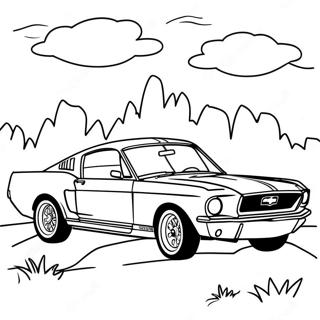 Mustang Målarbilder