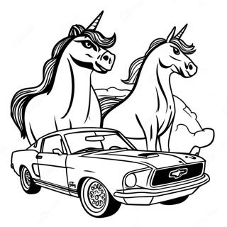 Mustang Malarbild 110186-46796