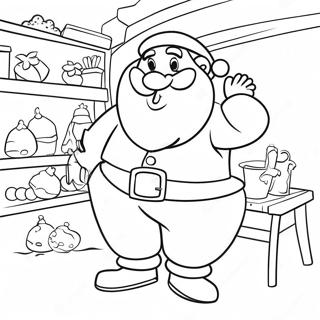 Glad Tomte I Sin Verkstad Malarbild 110804 47280