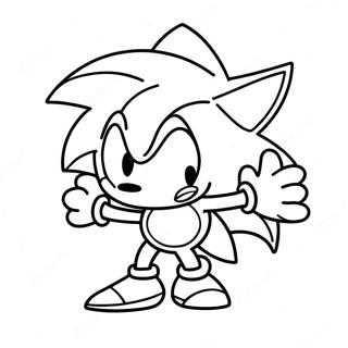 Sonic Silver Målarbilder