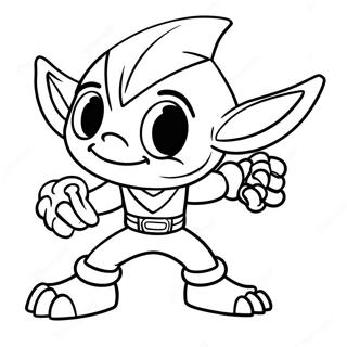 Stealth Elf I Aktion Skylanders Malarbild 111089-47525