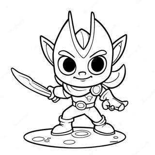 Stealth Elf I Aktion Skylanders Malarbild 111089-47527