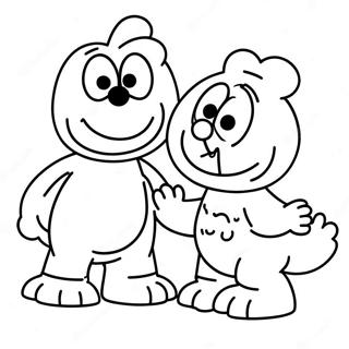 Elmo Och Abby Malarbild 111525-47860