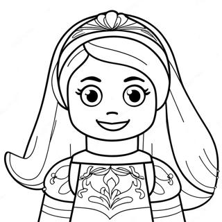 Lego Prinsessmalarbild 111730-48018