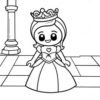 Elegant Lego Prinsessmalarbild 111731-48021