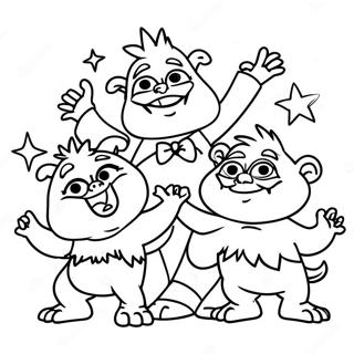 Glada Viva Troll Sjungande Malarbild 111910 48166