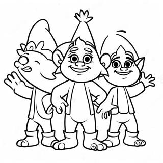 Glada Viva Troll Sjungande Malarbild 111910 48168