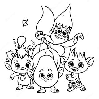 Fargglad Viva Troll Fest Malarbild 111912 48173