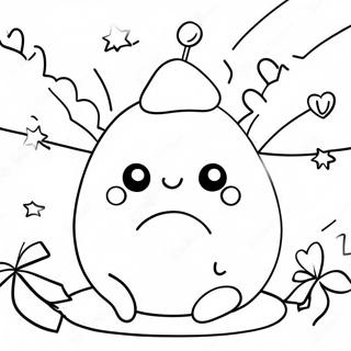 Festlig Squishmallow Med Julbelysning Malarbild 112066 48290