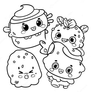 Sota Shopkins Karaktarer Malarbild 11255-2239