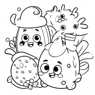 Sota Shopkins Karaktarer Malarbild 11255-2240
