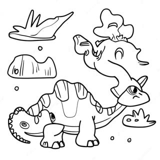 Camp Cretaceous Karaktarer Malarbild 112575-48686