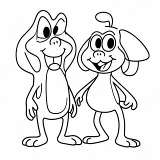 Ren Och Stimpy Malarbild 112830-48998