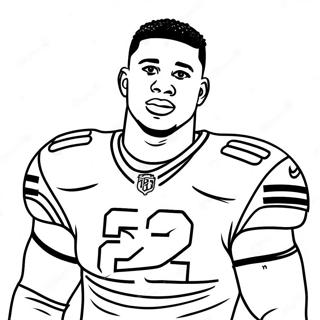 Saquon Barkley Målarbilder