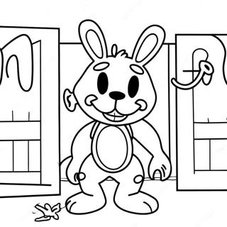 Visset Bonnie I Ett Spokhus Malarbild 112937-48975