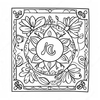 Traditionell Loteria Spelbrada Malarbild 113270 49348