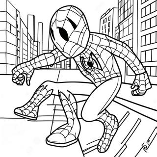 Spiderman Bland Oss Karaktar Malarbild 113449-49482