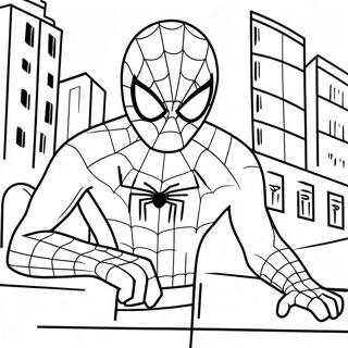 Spiderman Bland Oss Karaktar Malarbild 113449 49484