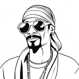 Snoop Dogg I Coola Solglasogon Malarbild 113527-49547