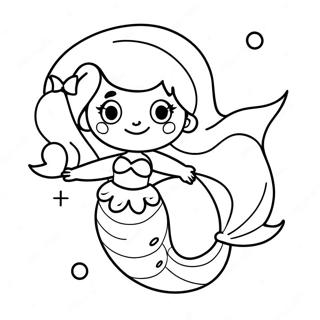 Sjojungfru I Tomteluva Malarbild 113604-49611