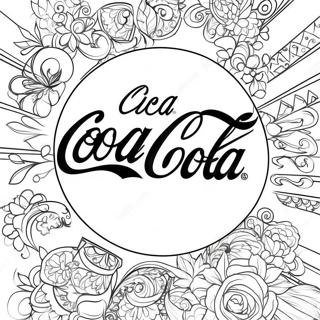 Coca Cola Logotyp Malarbild 114168-50039