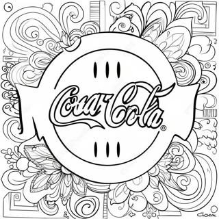 Coca Cola Logotyp Malarbild 114168-50040