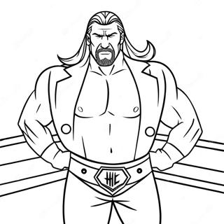 Triple H I Ringen Malarbild 114453-50274
