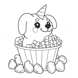 Puppycorn Målarbilder