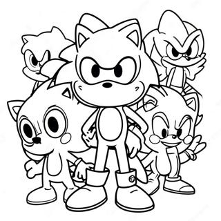 Sonic Med Vanner Malarbild 115462-51056