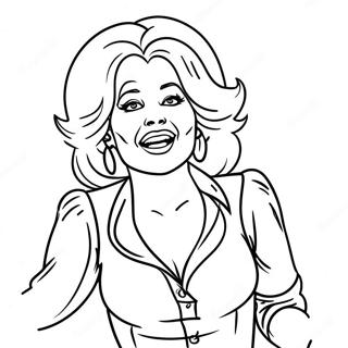 Dolly Parton Sjunger Pa Scen Farglaggningssida 115613-51164