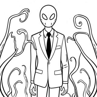 Malarbild Av Slenderman Med Tentakler 115768-51285