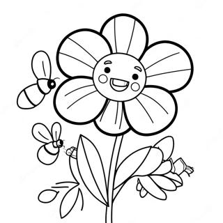 Smorblomma Med Bin Malarbild 115821 51329