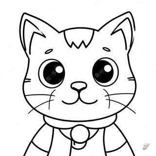 Aventyrlig Kattunge Malarbild 115846 51346