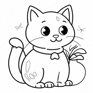 Aventyrlig Kattunge Malarbild 115846 51347