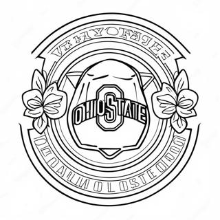 Ohio State Logotyp Malarbild 115895-51378