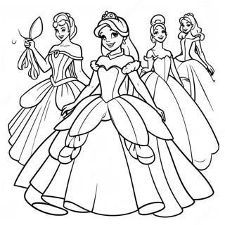 Elegant Disney Prinsessa Malarbild 115999-51461