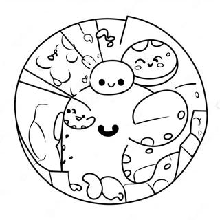 Osthjul Med Leende Ansikte Malarbild 116028-51493