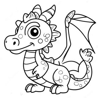 Fargglad Drake Docka Mallningssida 116362-51741