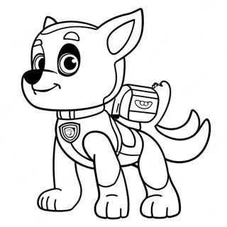 Rocky Paw Patrol Målarbilder