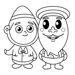 Vlad Och Niki Rolig Tid Malarbild 116644-52129