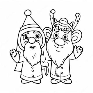 Vlad Och Niki Rolig Tid Malarbild 116644-52130