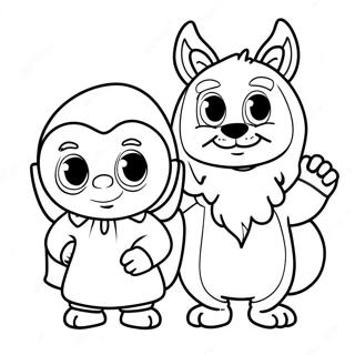 Vlad Och Niki Rolig Tid Malarbild 116644-52131