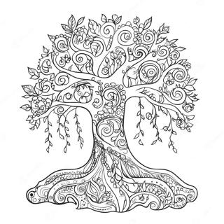 Fantasifull Livets Trad Malarbild 116749 52215