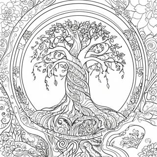 Livets Träd Målarbilder