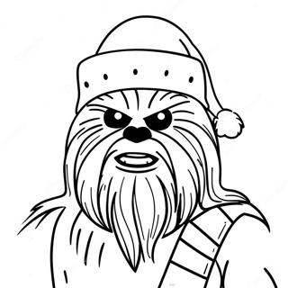 Chewbacca I En Tomteluva Malarbild 116927-52345