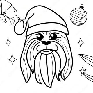 Chewbacca I En Tomteluva Malarbild 116927-52347
